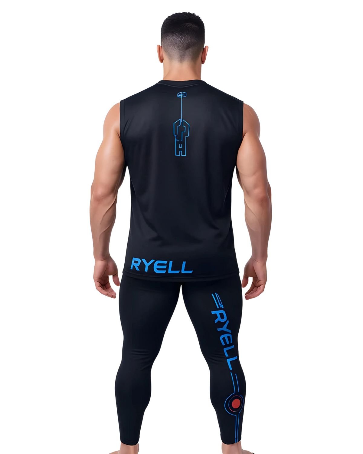 LEGGINGS Hitech Full Blue 18 - immagine 4