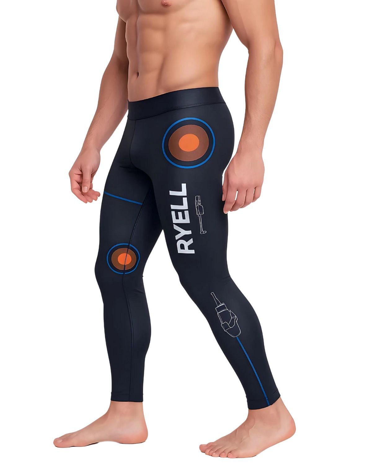 LEGGINGS Hitech Full Blue 18